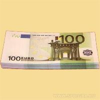 Забавная пачка - 100 евро