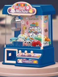 Игровой Автомат Хватайка USB синий Doll Machine